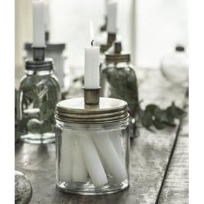 Stearinlys og stager