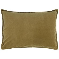 Ib Laursen Pude i velour, mustard