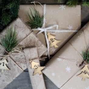 Chic Antique Juletr med adventstal