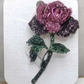 Just d'lux - broche rose