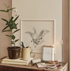 Ib Laursen Krukke mustard cylinderform