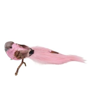 La Vida Fugl med clips, pink