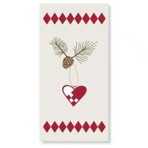 Speedtsberg - serviet med julehjerte