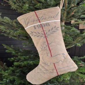 Artefina Julesok i jute, 34x63 cm.