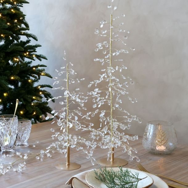 Chic Antique  - Juletr� m. prismer og guldtr�d
