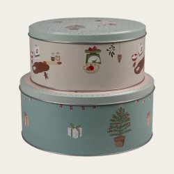 Det gamle apotek - Kagedser med julemotiv