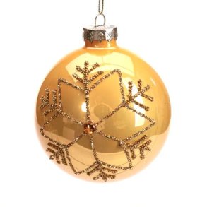 Det gamle apotek - julekugle guld