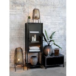Chic Antique Lampe i flet