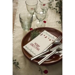 Ib Laursen Serviet Merry Christmas