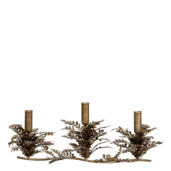 Chic Antique Stage med 3 lysholdere