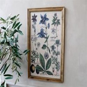 Chic Antique Billed med plantemotiv 