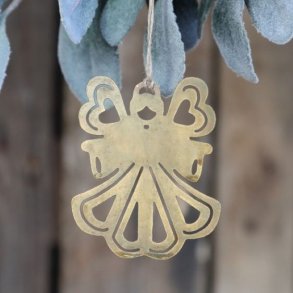 Chic Antique Engel til ophng, 8x6 cm.