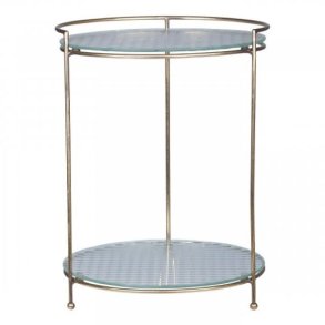 Chic Antique Etagere med 2 glashylder