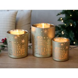 Chic Antique Fyrfadsstage med mnster