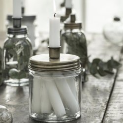 Ib Laursen Stage glas  til bedelys 