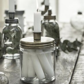 Ib Laursen Stage glas  til bedelys 