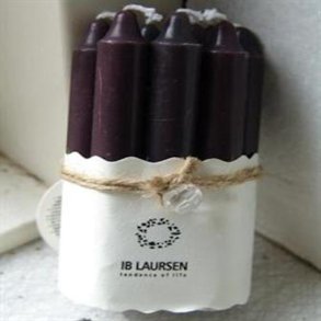 Ib Laursen Julelys i pakning af 10 stk. sort. 