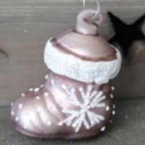 Chic Antique Julesok med glimmer