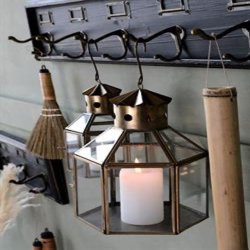 Chic Antique Knagerkke med 5 knager