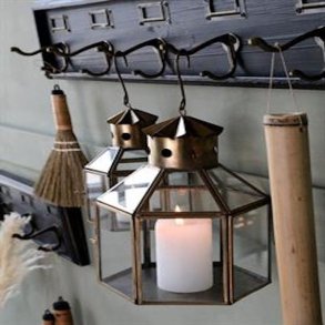 Chic Antique Knagerkke med 5 knager