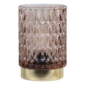 Chic Antique Lampe med diamantudskring