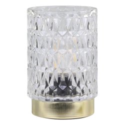 Chic Antique Lampe med diamantudskring 