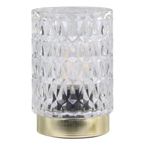 Chic Antique Lampe med diamantudskring 