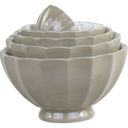 Chic Antique Latteskle st af 5 stk., oliven