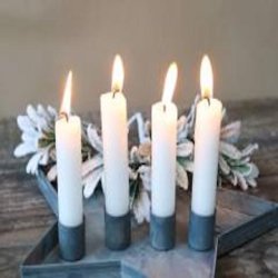 Chic Antique Lysholder med magnet