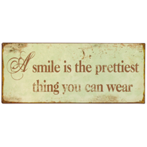 Ib Laursen Magnetskilt, A smile is the prettiest thing you can wear.