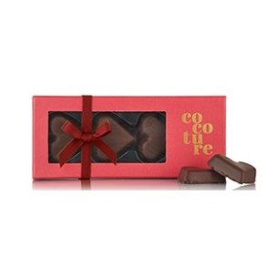 Pr chokolade - 3 stk. marcipanhjerter i ske