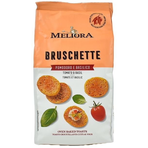Weibel Mini bruschette - tomat og basilikum