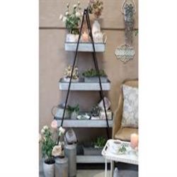 Chic Antique Reol med 4 zinkhylder