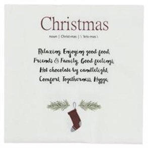 Ib Laursen Serviet, Christmas