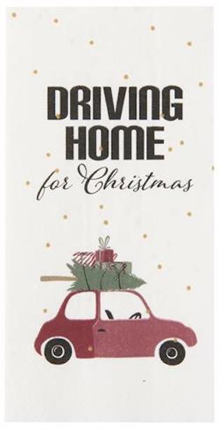Ib Laursen Servietter - Driving home for Christmas