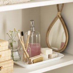 Ib Laursen Hndspejl med bambuskant