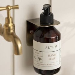 Ib Laursen Vgholder til sbedispenser, antik messing look