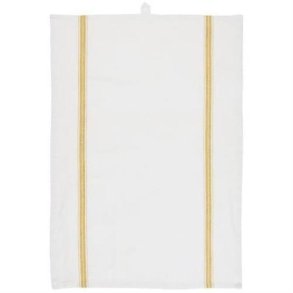 Ib Laursen Viskestykke med gule striber